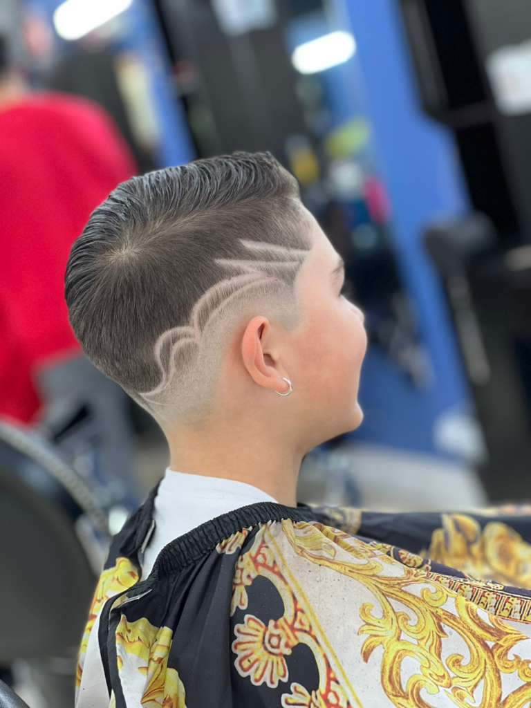 Classic fade with sharp lines