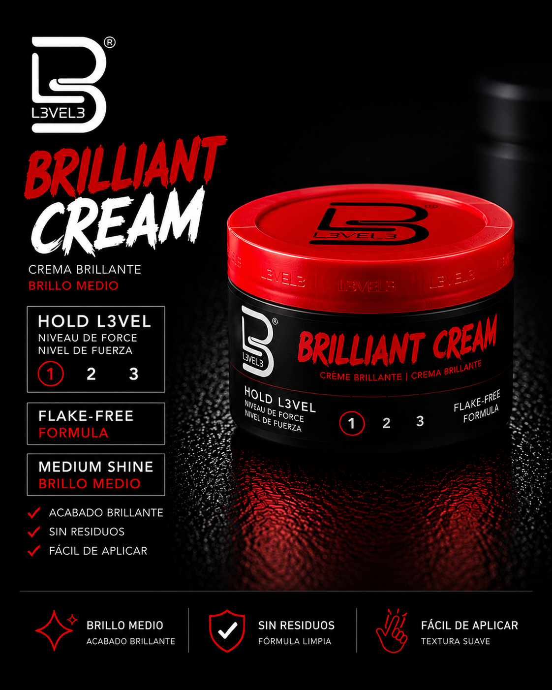 L3VEL3 Brilliant Cream
